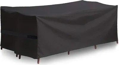 Produktbild von Abdeckung für Gartenmöbel, Möbelschutzhülle, wasserdichte UV-beständige Plane für Gartenmöbel, rechteckige Abdeckung für Gartentische (213 x 132 x 74 cm)