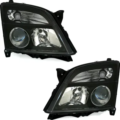 Produktbild von TYC Scheinwerfer Set für Opel Vectra C Signum -05 in Schwarz H7 LWR