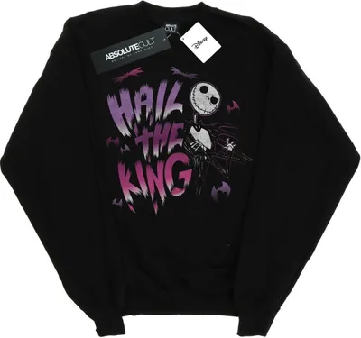 Produktbild von Disney - "Nightmare Before Christmas Hail The King" Sweatshirt für Damen BI31639 (XL) (Schwarz)