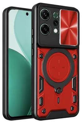 Produktbild von Techsuit - CamGuard Pro Hülle für Oppo Reno14 - rot