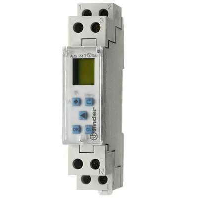 Immagine prodotto di Interruttore orario FINDER digi 21-27VUC 1kan commutazione 52596h REG