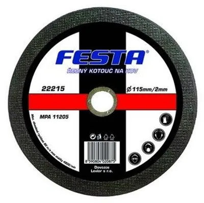 Produktbild von FESTA Trennscheibe für Metall 125x1,2x22,2
