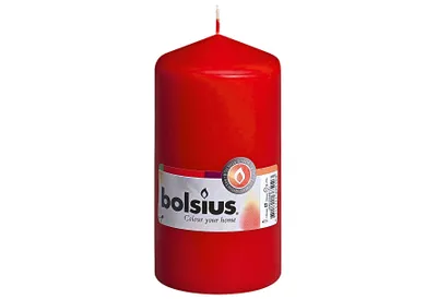 Obrázek produktu pro Svíčka BOLSIUS Pillar Candle 13x6,8cm červená