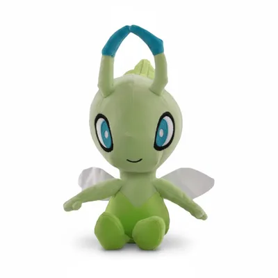 Produktbild von Celebi Plüschtier 30 cm – Pokemon Kuscheltier Weiches Spielzeug zum Knuddeln