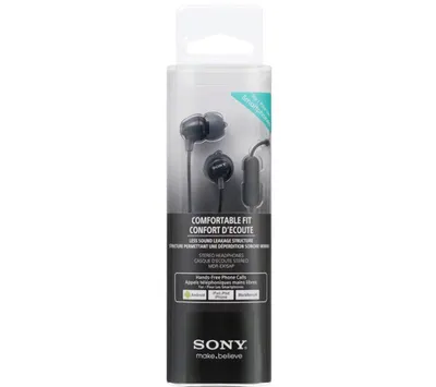 Zdjęcie produktu dla Sony MDR-EX15AP, Przewodowa, 8 - 22000 Hz, Połączenia/muzyka, 3 g, Zestaw słuchawkowy, Czarny