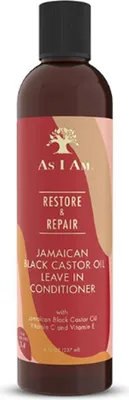 Zdjęcie produktu dla As I Am Jamaican Black Castor Oil Leave-In Conditioner 8oz.