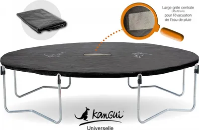 Immagine prodotto di Copertura per trampolino in PVC nero da 300 cm – elevata resistenza