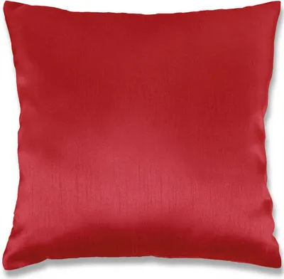 Immagine prodotto di Copricuscino Alessia, copricuscino monocolore, dimensioni: 40x40cm, colore: rosso
