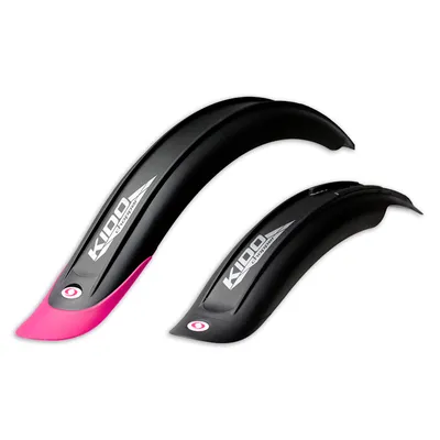 Produktbild von SIMPLA KIDO 20'' Schutzbleche für Kinderfahrräder Schwarz und Pink