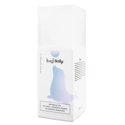 Productafbeelding van Hagi Baby Natuurlijke body- en haar gel met amandelolie, 250 ml