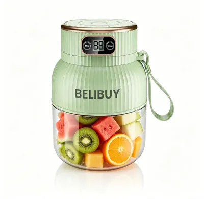 Tragbarer Mixer, 600 ml, kabellos, USB-C, BPA-frei, für Smoothies