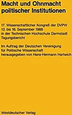 Produktbild von Macht und Ohnmacht politischer Institutionen