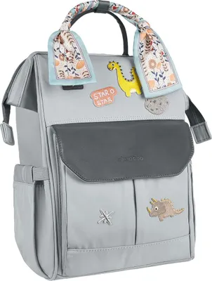 Produktbild von Kikkaboo Myla Wickelrucksack Grau Grau One Size