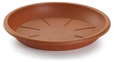 Produktbild von Plasticforte Pflanztopf unter Untersetzer / Auffangschale - terrakotta - Ø 26 cm - Kunststoff