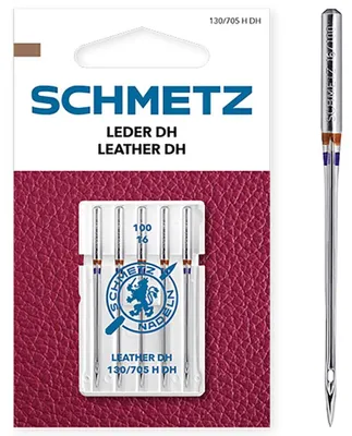 Produktbild von Schmetz Leder-Nähmaschinennadeln Gr.100/16 – 5 Stück