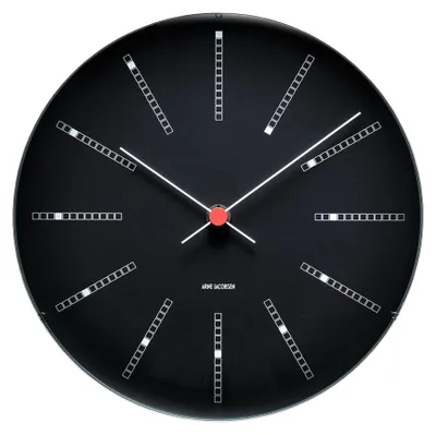 Immagine prodotto di Orologio da parete Arne Jacobsen Bankers Ø29 cm nero