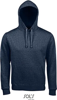 Produktbild von SOLs 02991 | Uni Spencer Hoody / Kapuzenpullover - Farbe: Heather Denim - Größe: XS