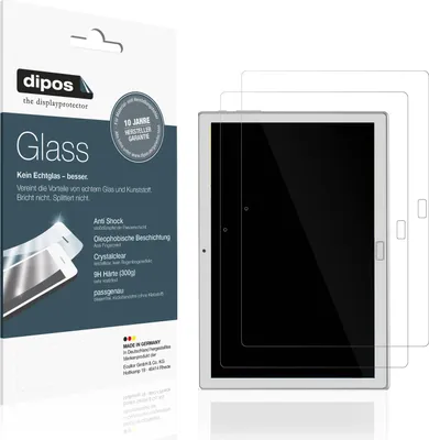 Produktbild von 2x Schutzfolie für Feonal 110 - Anti-Shock 9H Folie dipos Glass Kunststoffglas