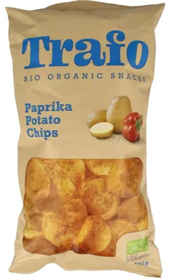 Productafbeelding van Trafo Aardappelchips Paprika (125 gr)