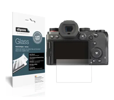 Produktbild von 2x Schutzfolie für Panasonic Lumix S5 matt - Anti-Shock 9H Folie dipos Glass Kunststoffglas