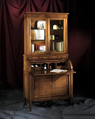 Image de Buffet Étagère Armoire Verre Vitrines Meubles italiens Armoire en verre Nouveau Armoires