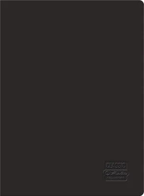 Produktbild von Packung A5-Heft, 96 Seiten, kariert, Herlitz Rainbow Classic, schwarz, 5er-Pack