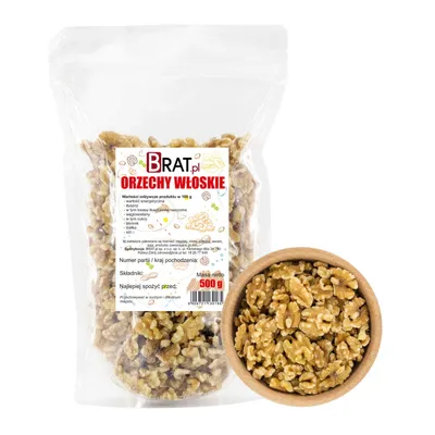Zdjęcie produktu dla Orzechy włoskie 500g Brat.pl