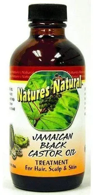 Obrázok produktu pre Prírodný jamajský čierny ricínový olej Natures Natural 118/236 ml