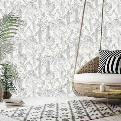 Produktbild von DUTCH WALLCOVERINGS Tapete Galapalos Weiß