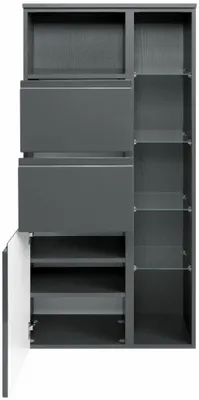 Produktbild von Cardiff Midischrank, schwarz