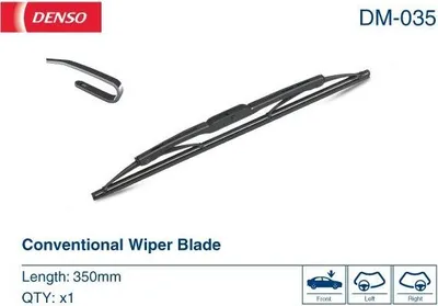 Produktbild von DENSO Standard Scheibenwischer für VW POLO (9N) 350mm