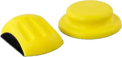 Produktbild von Famanu Schleif- und Polierblock 125 mm – Mausform und Rund – 2 Stück