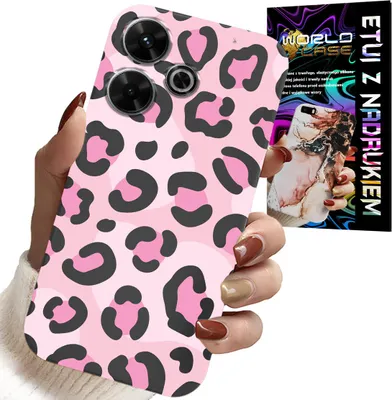 Image de Étui pour Xiaomi Redmi 13 4G - Imprimé léopard rose, motifs féminins