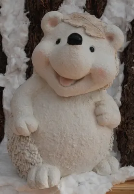 Image de Figurine décorative hivernale Hérisson - Figurine décorative de Noël Animal