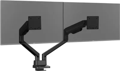 Produktbild von IIYAMA Tischhalterung 100x100 dual 2x12kg/24-32''/Gasdruckfeder/schwarz