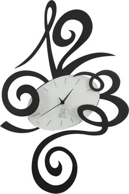 Immagine prodotto di Orologio da parete Robin nero Ø45 cm in acciaio, design minimal e silenzioso per casa e ufficio,  Italy