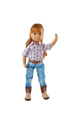 Produktbild von Kruselings Puppe Chloe Cowgirl - Modepuppe 23 cm mehrfarbig Spielzeug