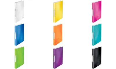 Produktbild von Leitz 42570001, A4, Rundring, Polypropylen (PP), Weiß, 190 Blätter, 80 g/m²