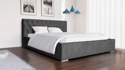 Produktbild von Polsterbett Bett Doppelbett DUCCIO 200x200cm inkl.Bettkasten