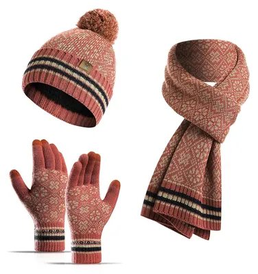 Immagine prodotto di Set di 3 accessori invernali caldi per donna