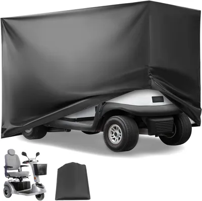 Imagen del producto de Funda para scooter, impermeable, de 140 x 66 x 91 cm, fabricada en tela Oxford 210D, para uso en exteriores