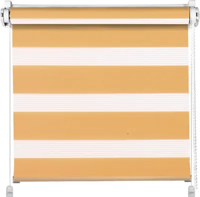 Produktbild von Doppelrollo Beige 95x215cm Klemm Fix Rollo