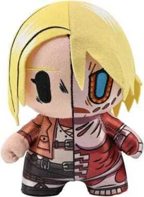 Imagen del producto de Muñeco de peluche de Attack on Titan, personaje Annie Leonhart, edición Titán, 18 cm