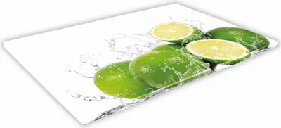 Zdjęcie produktu dla SZKLANA DESKA KUCHENNA 40x30 62b Limonki