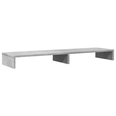 Produktbild von vidaXL Monitorständer Betongrau 100x27x10 cm Holzwerkstoff