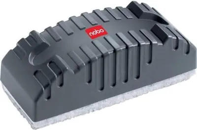Produktbild von Nobo Tafelwischer schwarz mit auswechselbarem Löschfilz, nicht magnetisch, 91x211x53 mm