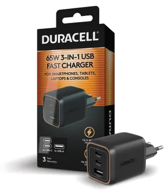 Productafbeelding van Duracell DRACUSB25-EU, Intern, AC, Zwart