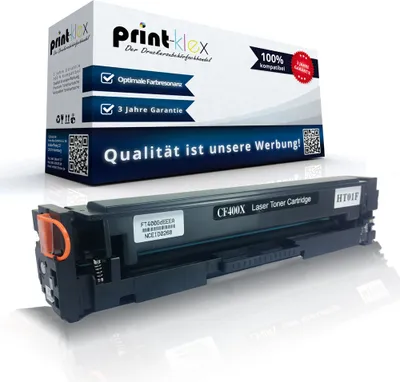 Produktbild von kompatible Tonerkartusche Schwarz CF400X für HP Color LaserJet Pro M250 Series Pro M252 dw Pro M252 n Pro M270 Series Pro M274 dn Pro M274 n Pro M277 dw Pro M277 n CF400A CF400X Black - Office Plus Serie