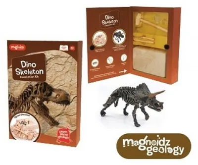 Produktbild von Keycraft Experimentierkasten Magnoidz Dino-Skelett-Dinosaurier-Skelett-Ausgrabungsset