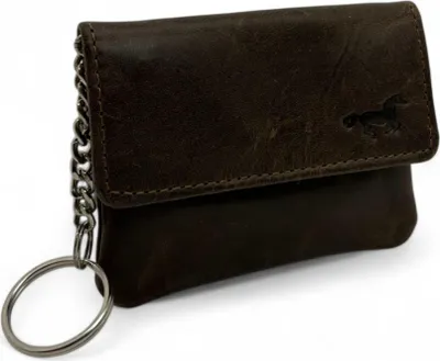 Produktbild von Safekeepers Leder-Schlüsseletui – r Schlüsselhalter mit Reißverschluss und Schlüsselring | Handgefertigtes Leder